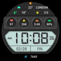 ZKin WatchFace Half Screen LCD