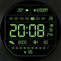 DADAM41: Retro LCD Watch Face
